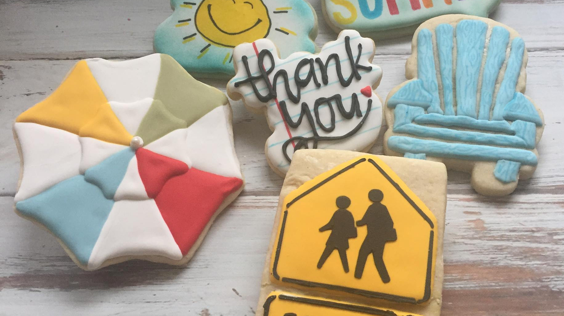 Lorraine's Cookies Crossing Guard Thank You Cookies