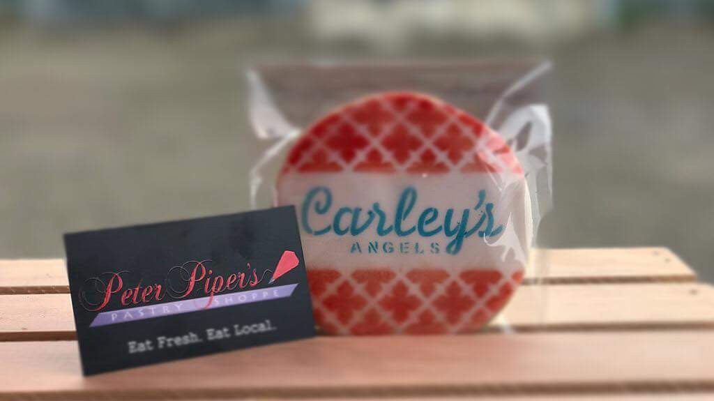 Peter Piper's Four Petal Background & Custom Logo Fundraiser Cookies