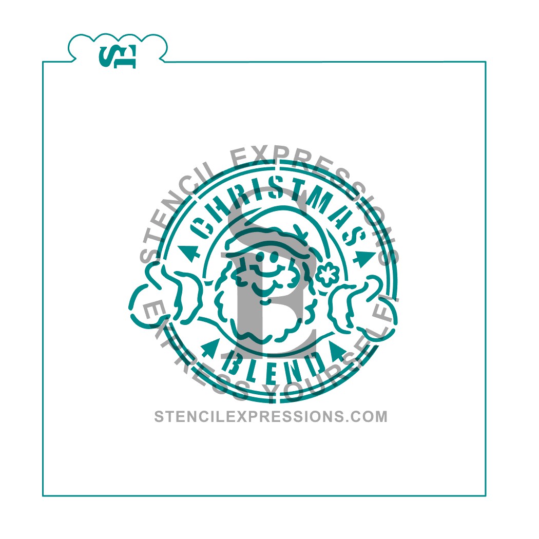 Santa Coffee Digital Design *