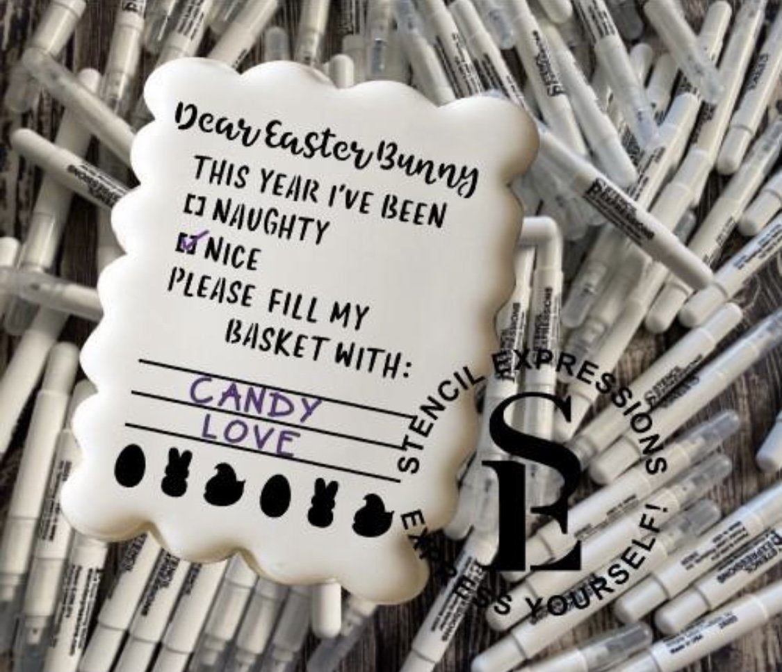 Dear Easter Bunny Letter Interactive PYO Digital Design