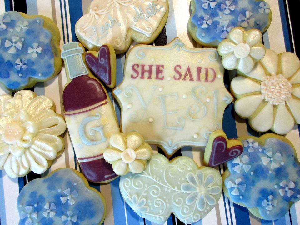 Hydrangea Background Stencils for Cookies, Cakes & Culinary