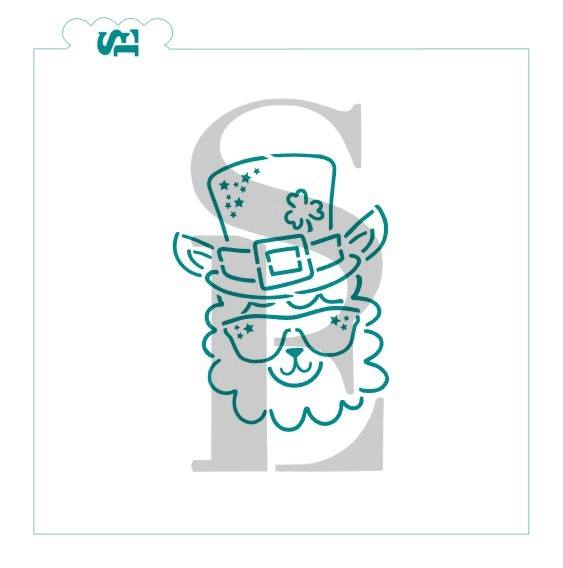 Llama-prechaun - Shamrock Leprechaun PYO Digital Design