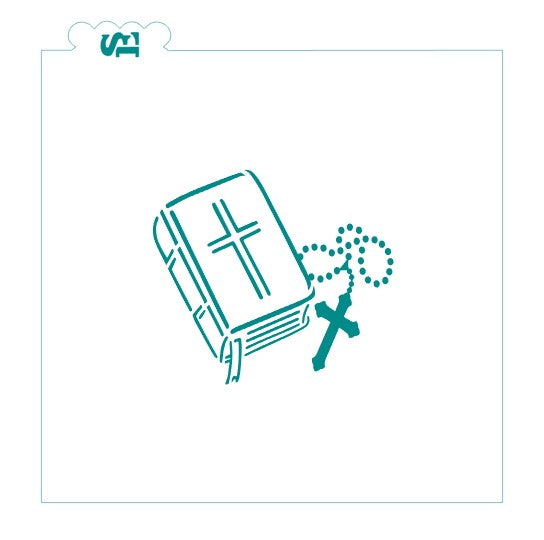 First Communion / Baptism Bible & Cross PYO Digital Design