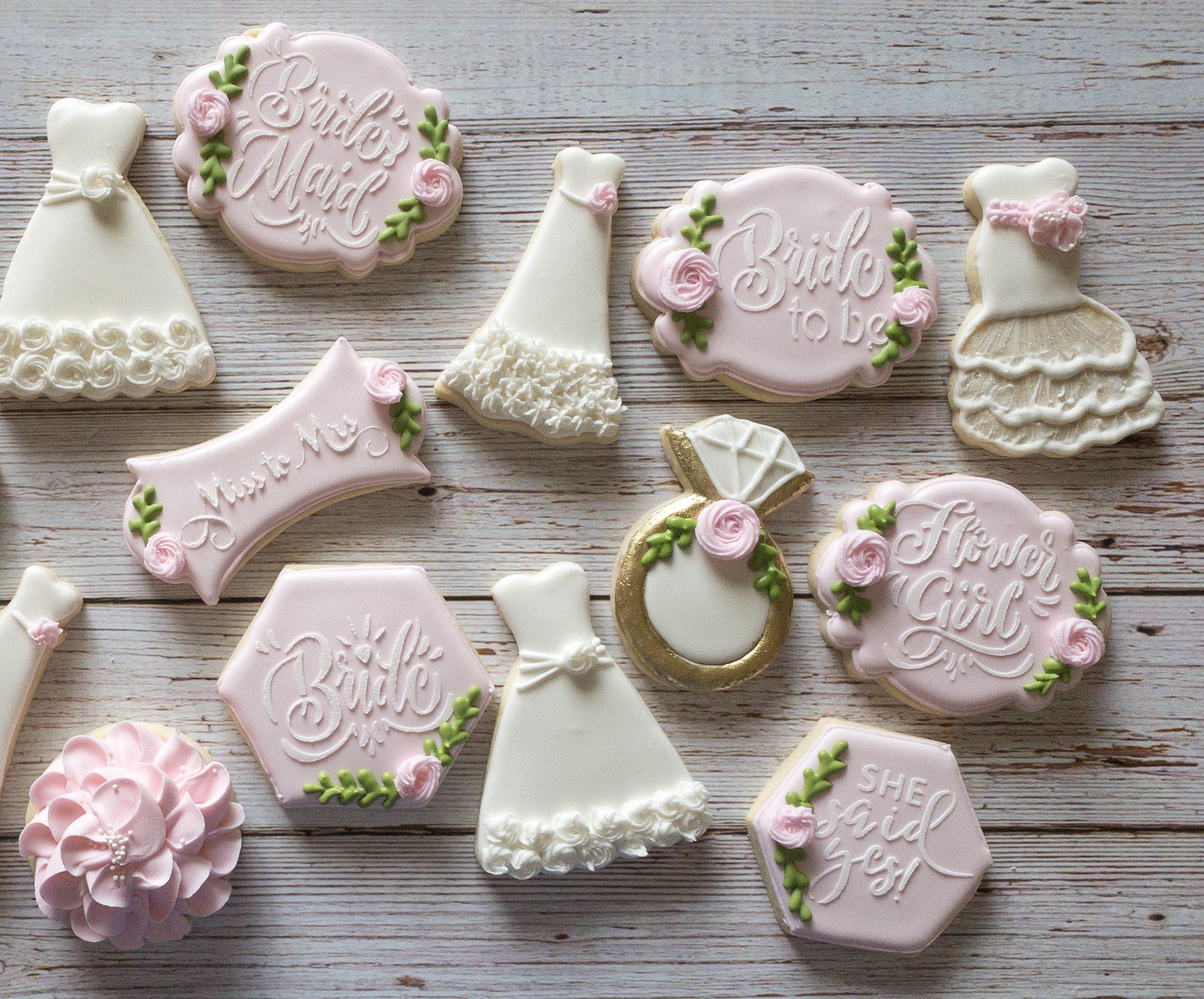 She Said Yes Cookie Stencil Wish Upon A Cookie TX