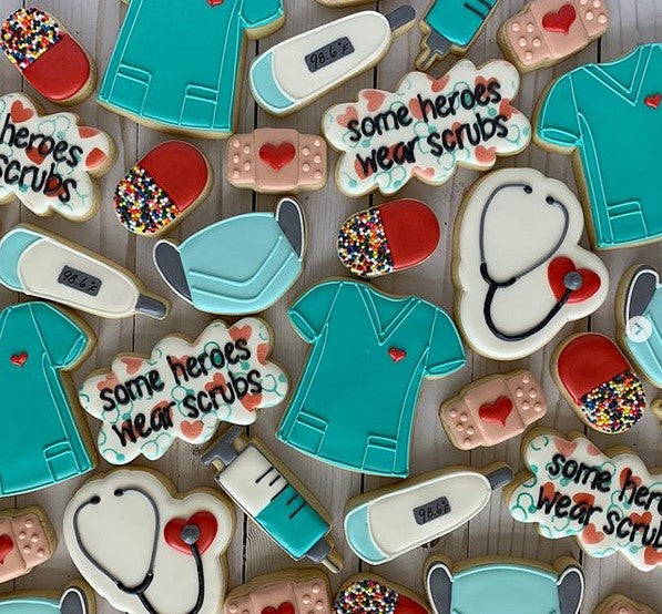 Stethoscope, Single and Layered Background Digital Design