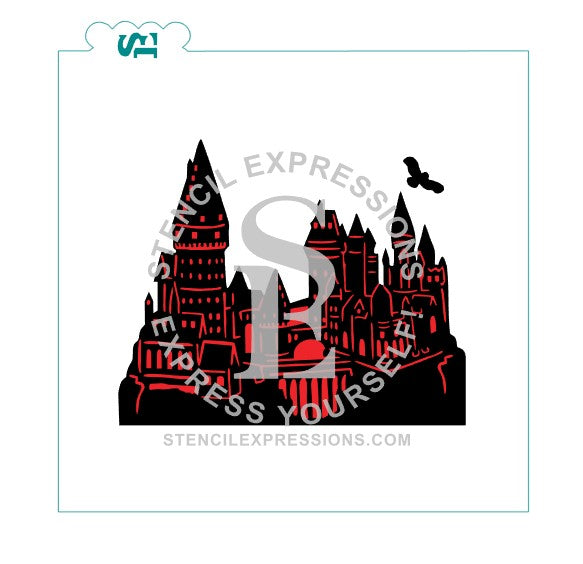 Wizard Castle Layered Digital Design