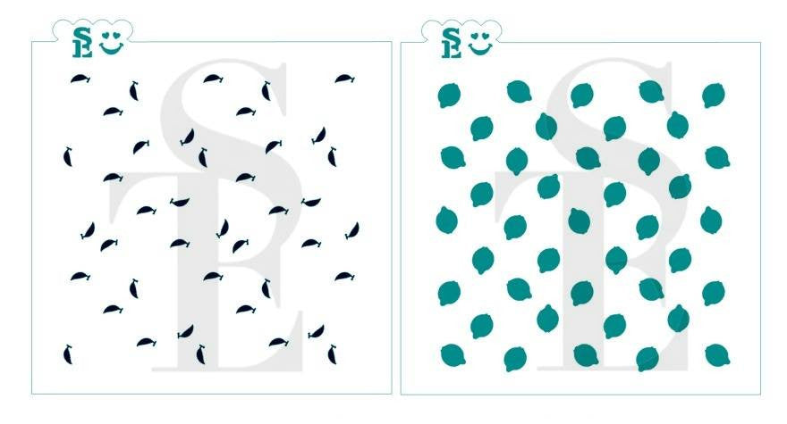 Lemons #1 Scattered, Single or Layered Background Digital Design