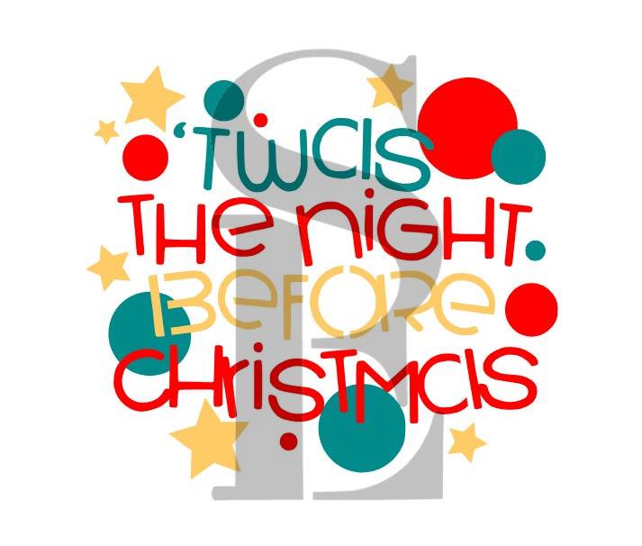 Twas the Night Before Christmas, 3-Layer Digital Design