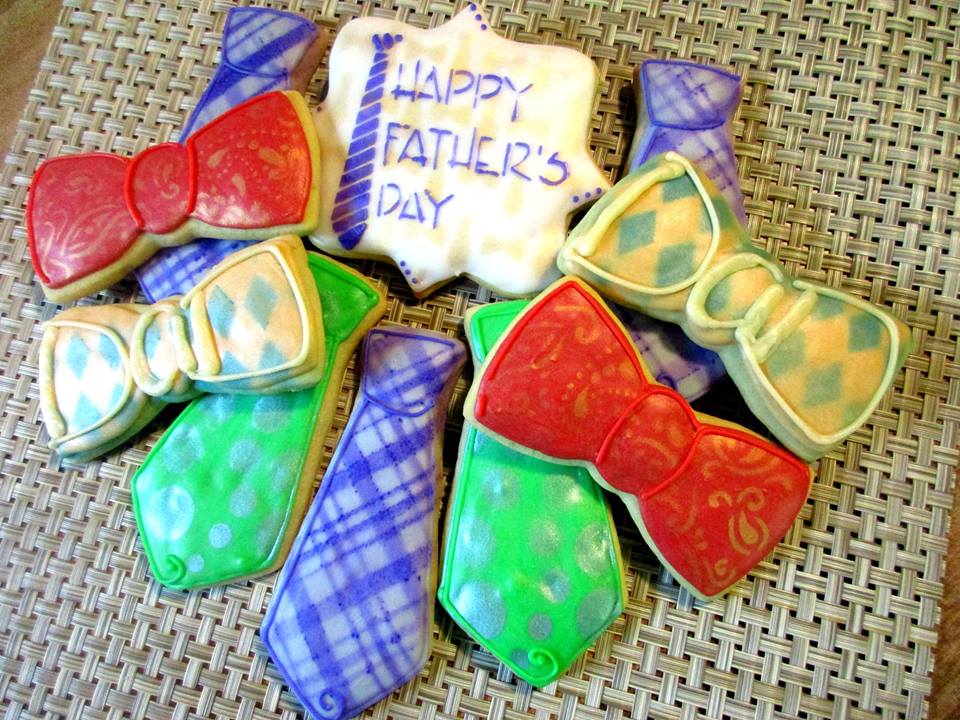 Happy Father's Day Tie Digital Download Cookie Stencil