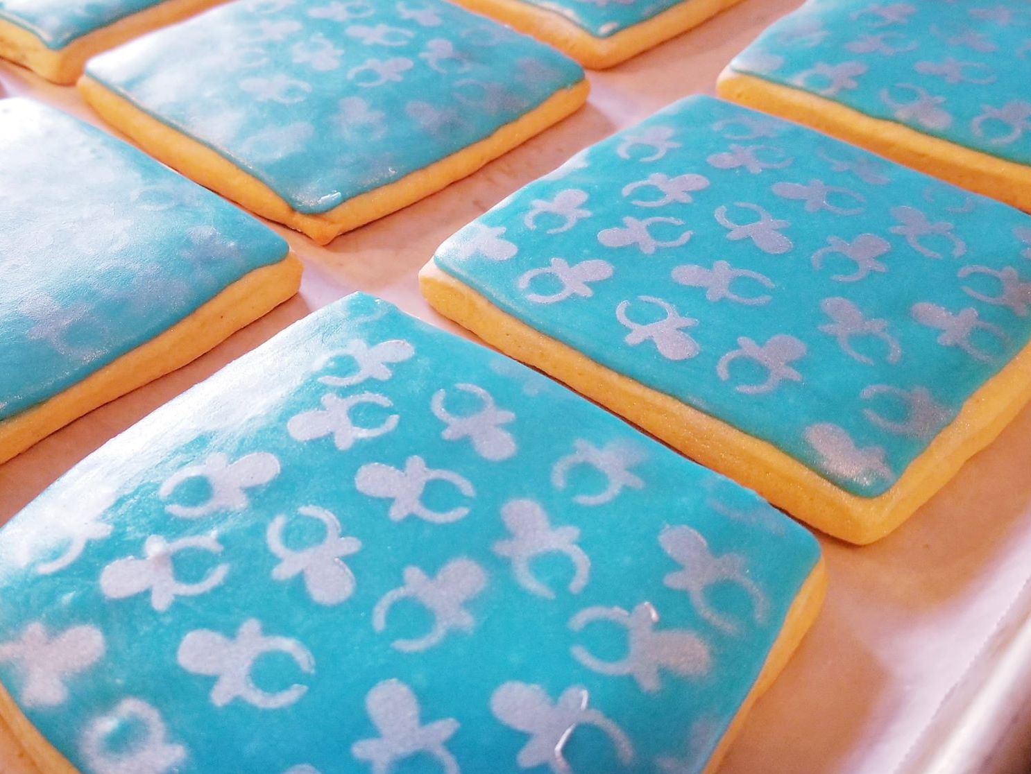 Baby Pacifier Background Digital Design Cookie Stencil The Cookie Cutters, Rochester, NY