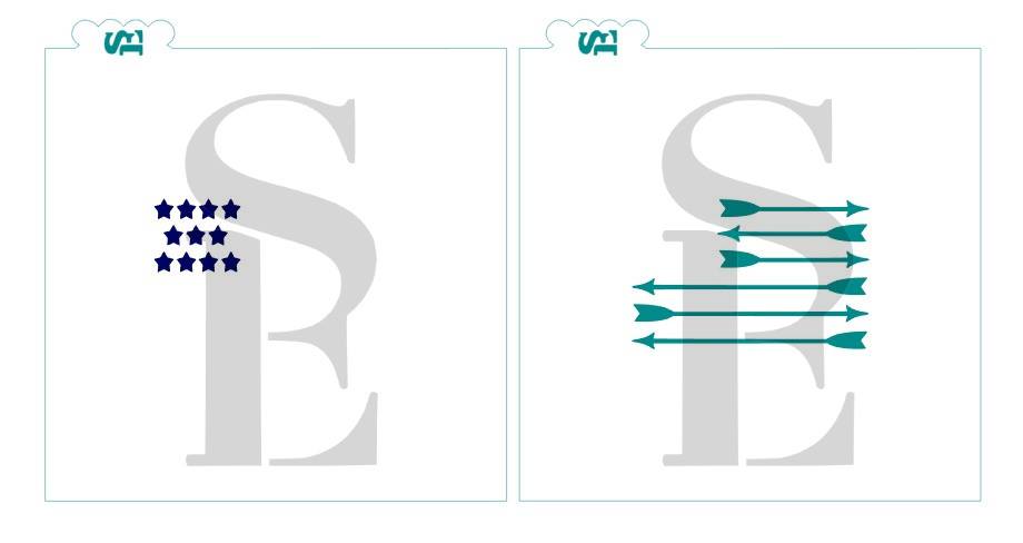 Flag - Boho Arrows Single and Layered Digital Design cookie stencil