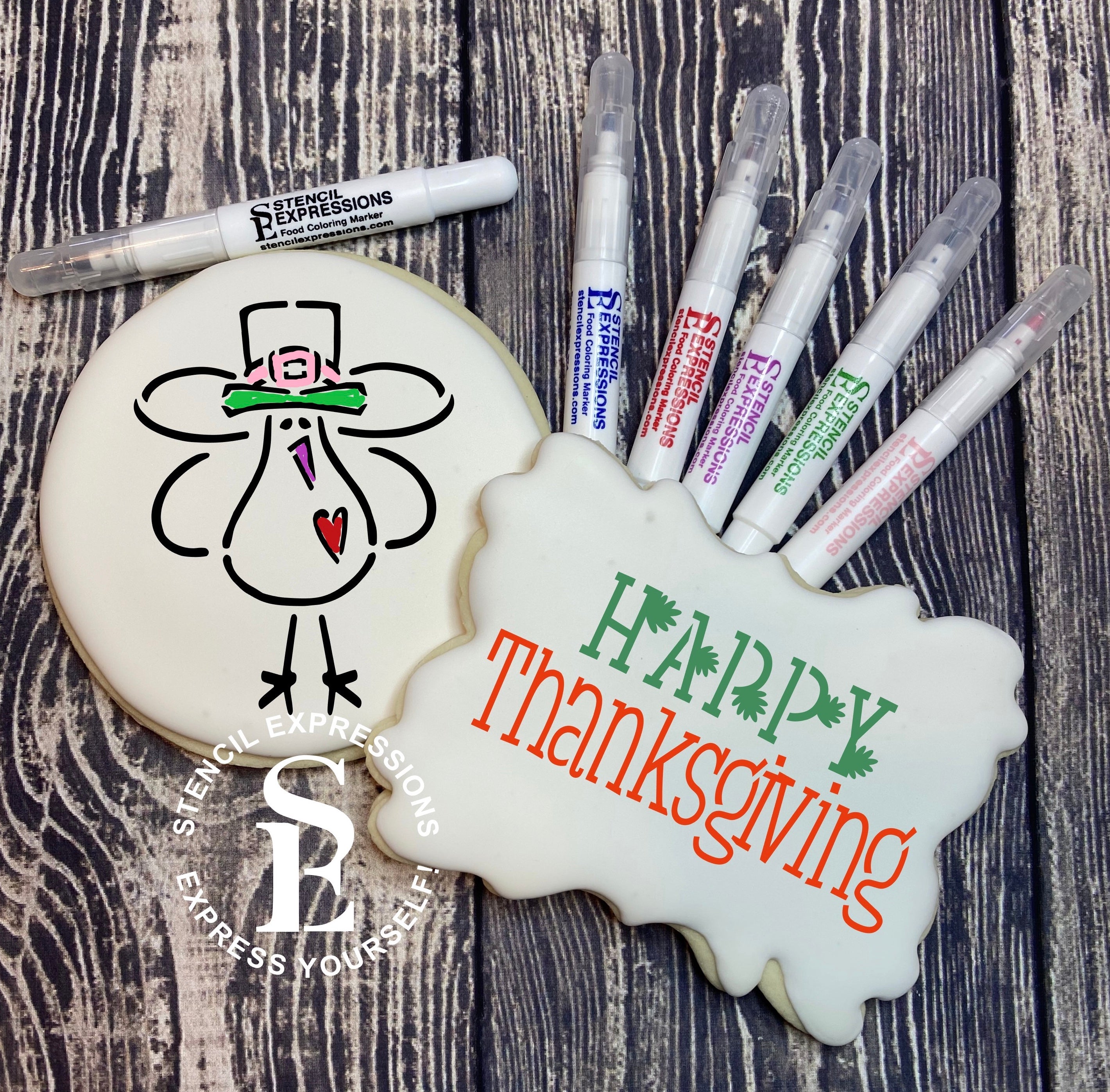 Thanksgiving Turkey PYO Digital Design