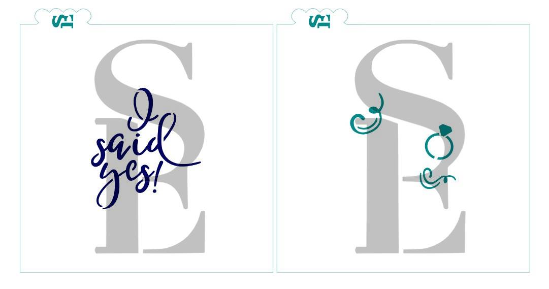 I Said Yes!, Single & Layered Digital Design