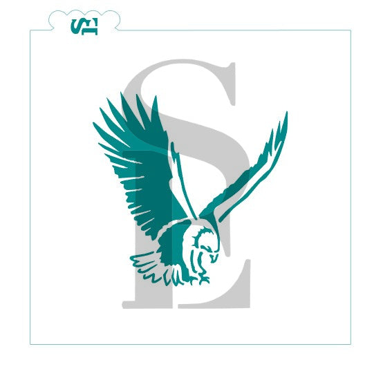 Eagle Digital Download cookie stencil