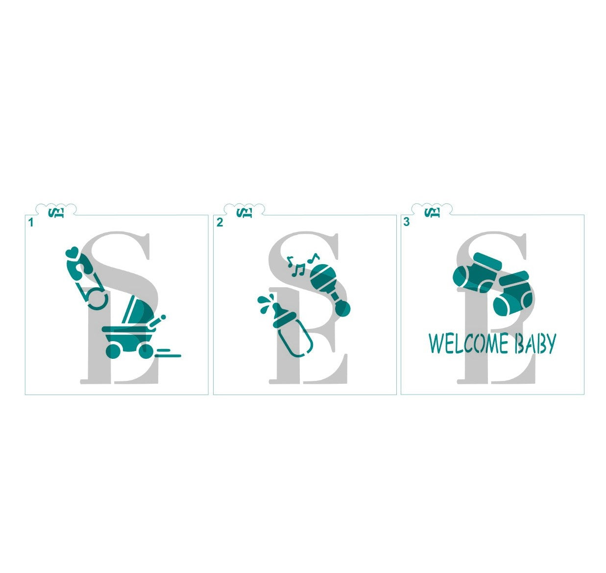 Baby Icons #1-3 Bundle Digital Design