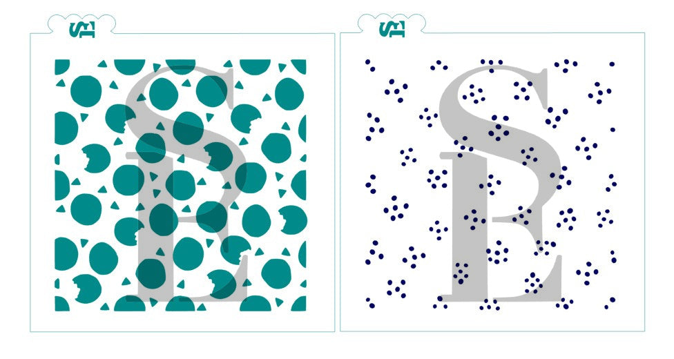 Chocolate Chip Cookie Layered Background Digital Design cookie stencil