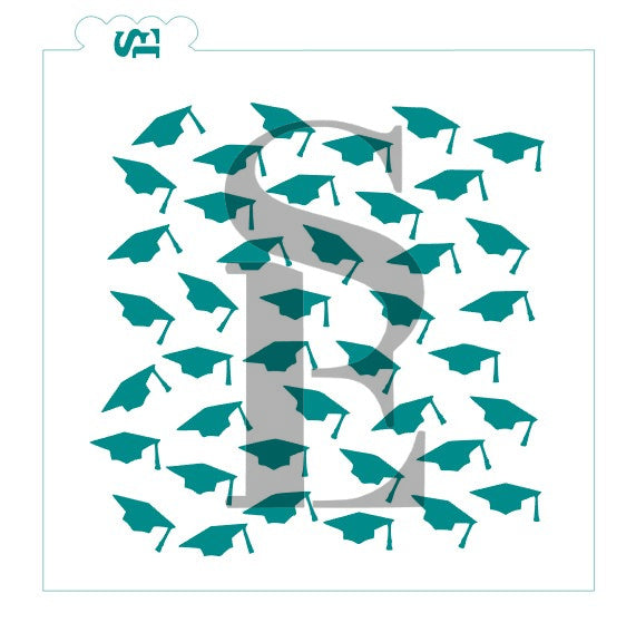 Graduation Caps Background