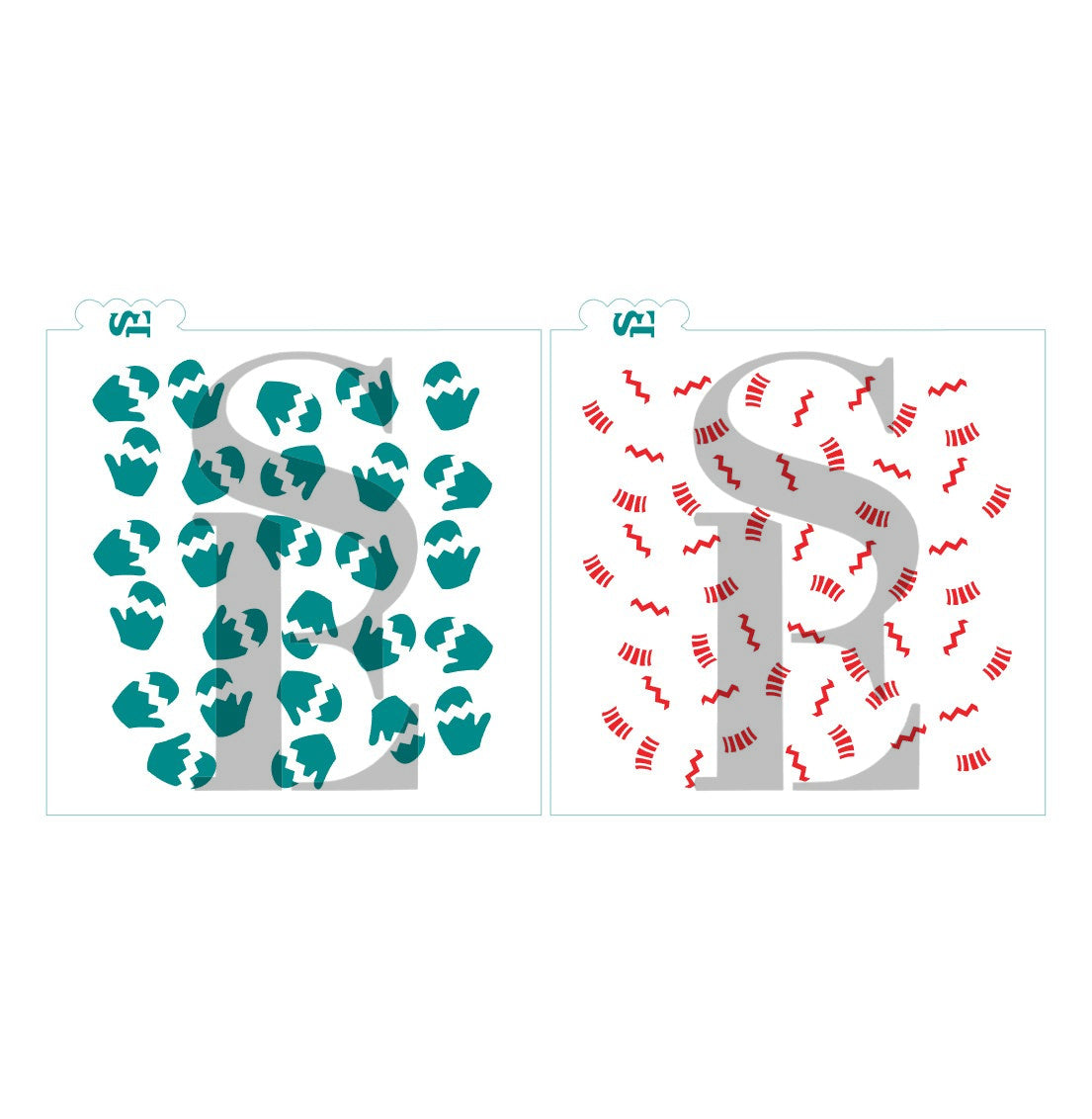 Mittens Background Stencil Layers