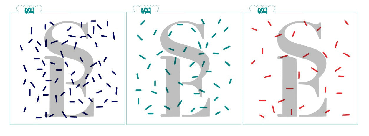 Sprinkles / Jimmies Background, Single and Layered Digital Design