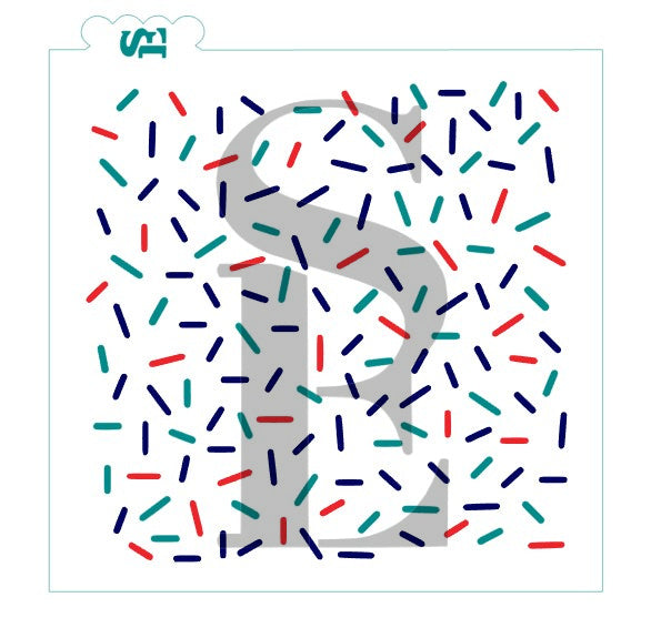 Sprinkles / Jimmies Background, Single and Layered Digital Design