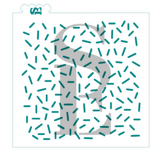 Sprinkles / Jimmies Background Stencil