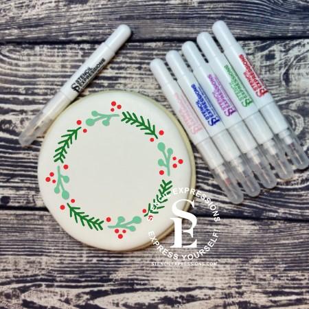 Holly Berries, Mistletoe and Pine Needles Wreath, Layered Set of 3 Digital SVG Design Download *