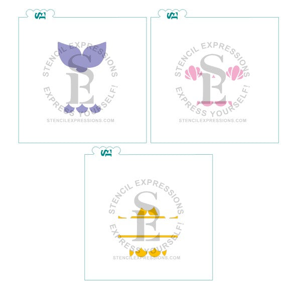 Mermaid Personalizable Split Digital SVG Design Download