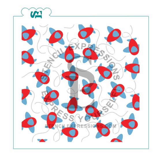 Toy Airplanes Background Layered SVG Digital Design *