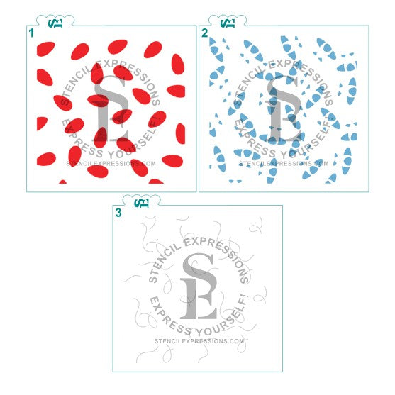 Toy Airplanes Background Layered SVG Digital Design *