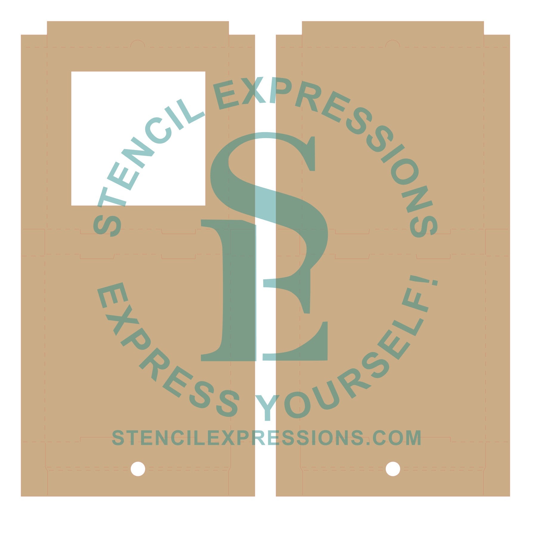 Pizza Box, 4" sq Cookie / Gift Box Digital SVG Design Download, TWO cut files included!