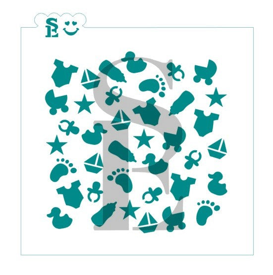 Baby Boy Background Digital Design