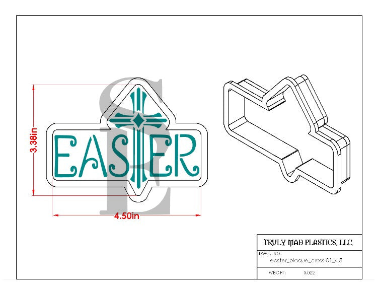 Sweet An's Cookies Easter Cross Digital Design