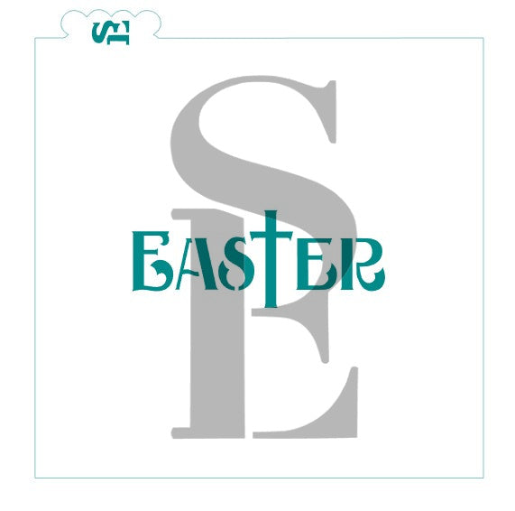 Easter w/ Cross Stencil for Cookies, Cakes & Culinary