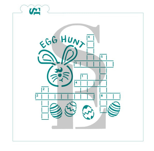 Easter Bunny Crossword Puzzle PYO Digital Design