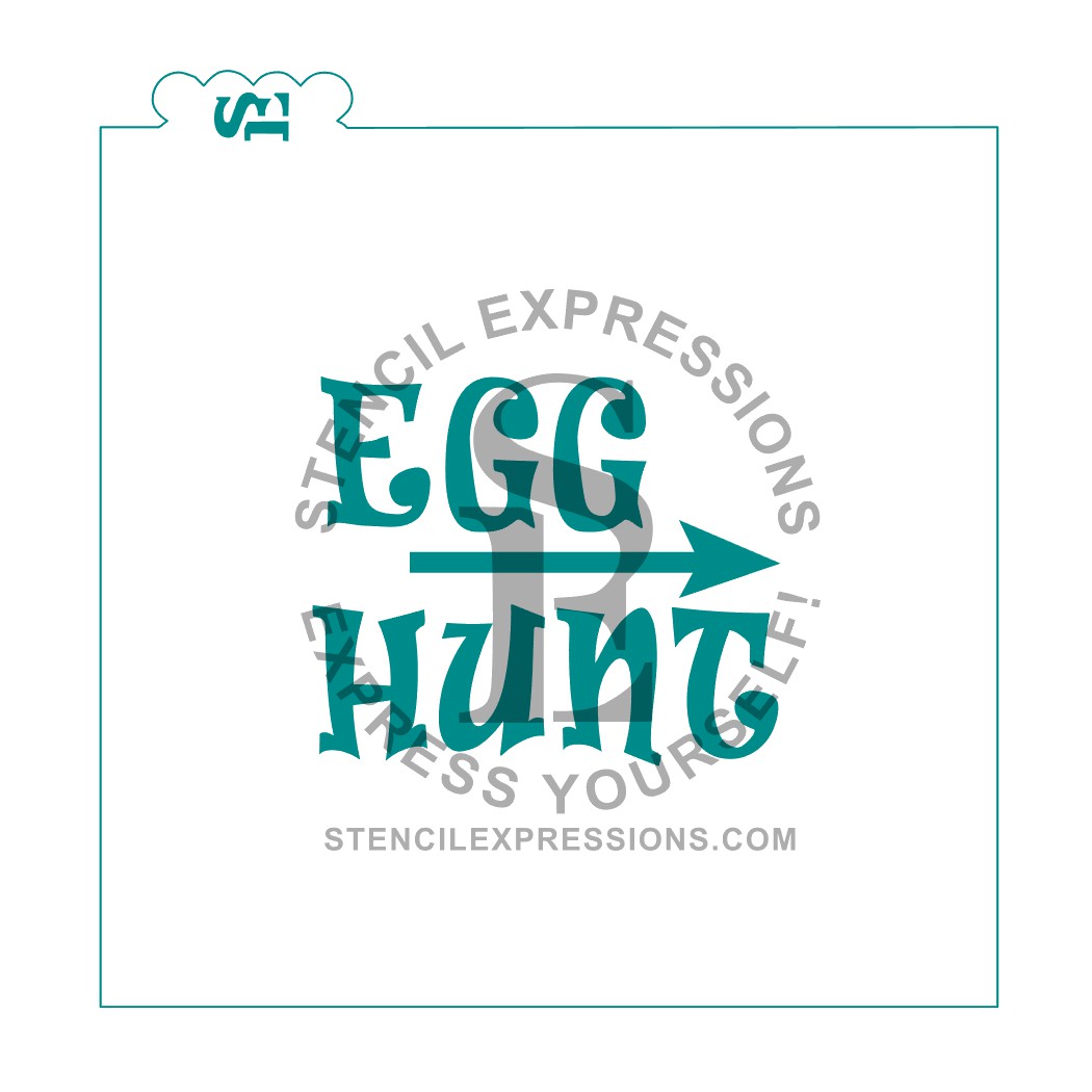 Egg Hunt Sentiment Digital Design *