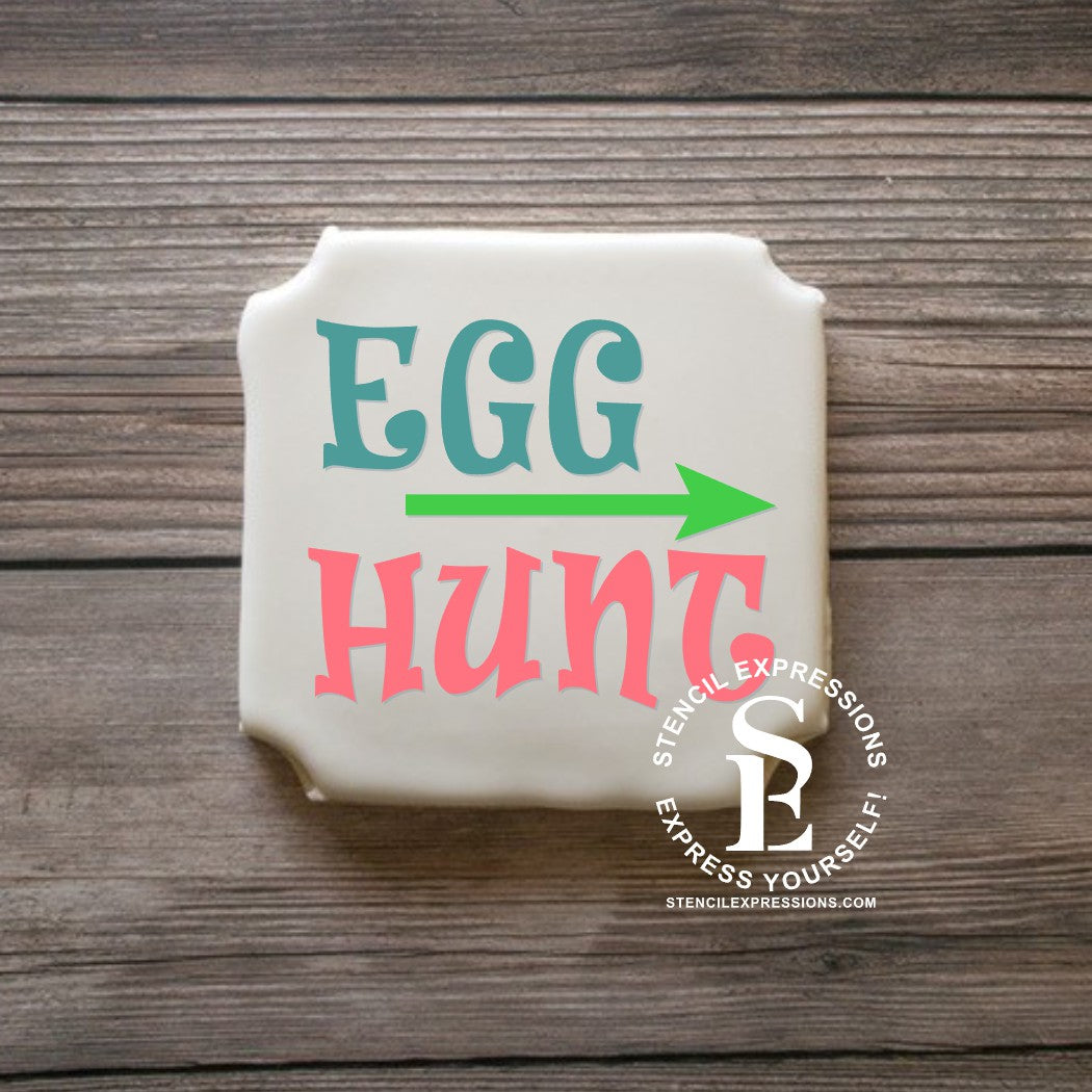 Egg Hunt Sentiment Digital Design *