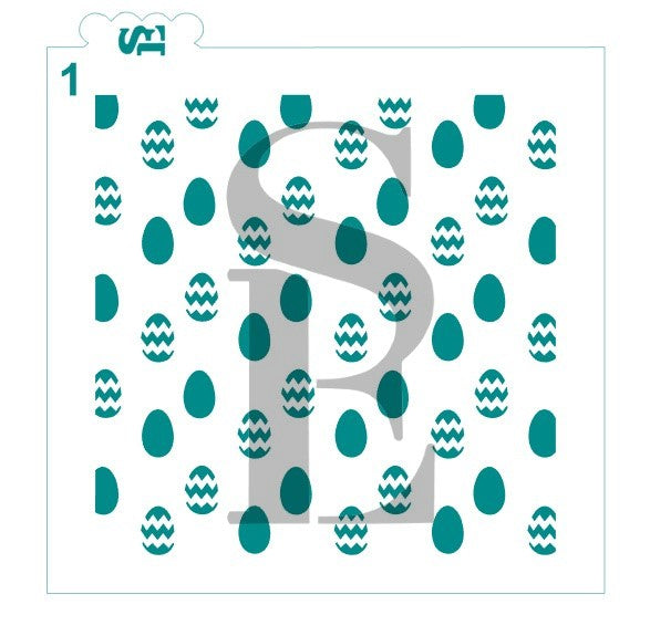 Easter Eggs Background #1 Digital Design