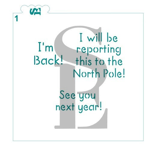 Elf Sayings Digital Design Cookie Sayings