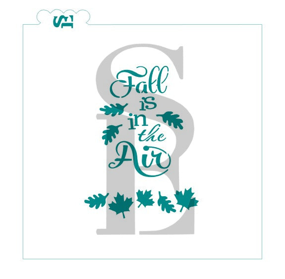 Fall is in the Air Stencil for Cookies, Cakes & Culinary