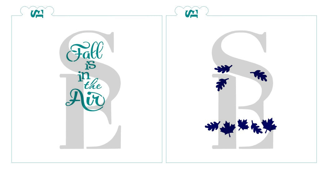 Fall is in the Air Stencil for Cookies, Cakes & Culinary