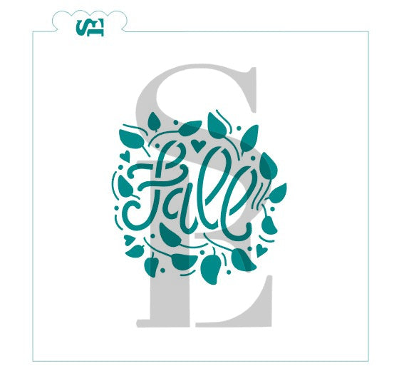 Fall Wreath, Single and Layered Digital Design