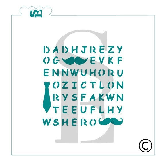 Father's Day #1 Jumbo Bundle - Golf Theme Digital Designs Cookie Stencils