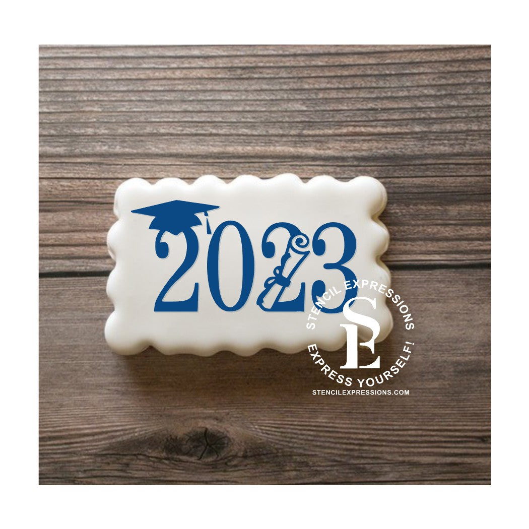 2023 Grad Cap & Scroll SILKSCREEN Digital Design*