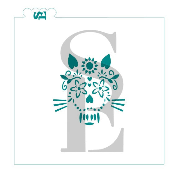 Sugar Skull Stencil Bundle for Cookies, Cakes & Culinary