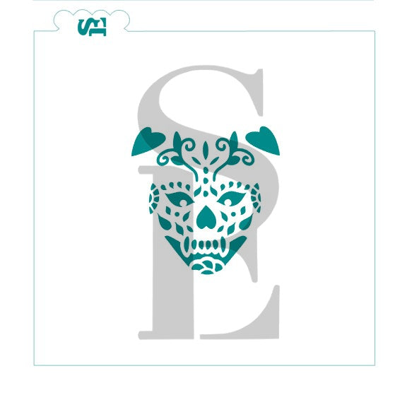 Sugar Skull Stencil Bundle for Cookies, Cakes & Culinary