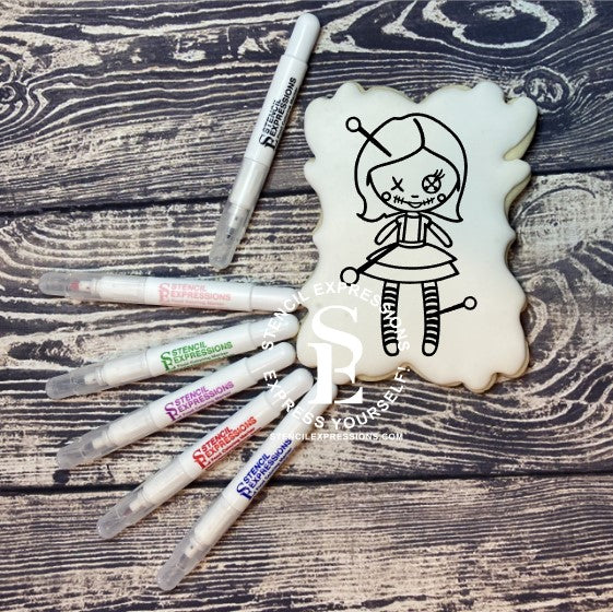 VooDoo Doll PYO SILKSCREEN Stencil SVG Digital Design Download *