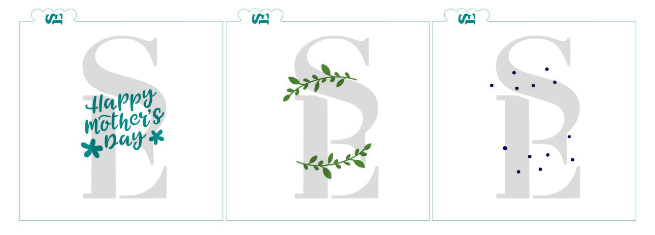 Happy Mother's Day #4, Single & Layered Digital Design