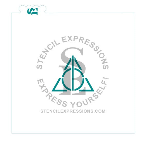 Wizard Triangle Symbol Digital Design