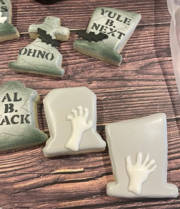 Haunted Church & Mini Graveyard Stencil Set DIGITAL DESIGN DOWNLOAD