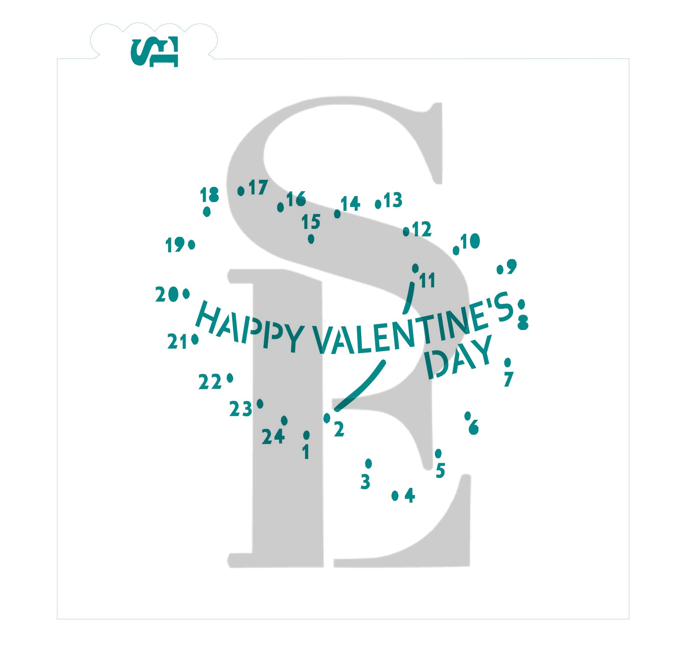 Valentine's Hearts Connect The Dot PYO